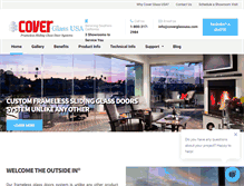 Tablet Screenshot of coverglassusa.com